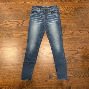 high-rise skinny jeans